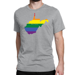 west virginia rainbow flag Classic T-shirt | Artistshot