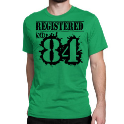 registered no 84 Classic T-shirt | Artistshot