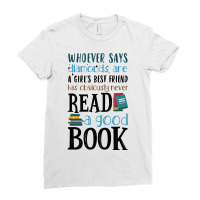 Book Reading Reader Good Book 142 Booked Ladies Fitted T-shirt | Artistshot