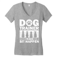 Cool Dog Trainer For Men Women Dog Training Agility Class T Shirt Women's V-neck T-shirt | Artistshot