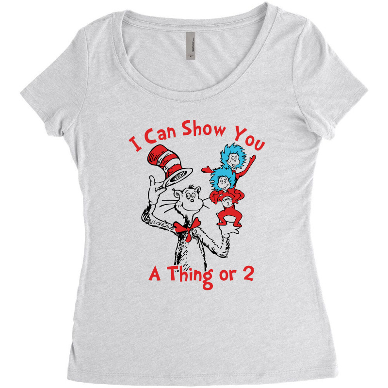 The Cat In The Hat Women's Triblend Scoop T-shirt by Banapeth | Artistshot