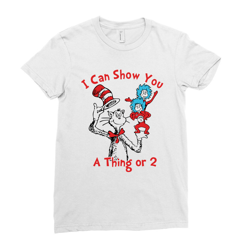 The Cat In The Hat Ladies Fitted T-Shirt by Banapeth | Artistshot