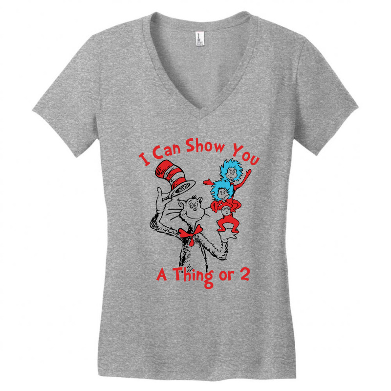 The Cat In The Hat Women's V-Neck T-Shirt by Banapeth | Artistshot