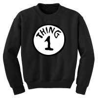 Cat Hat Thing 1 Youth Sweatshirt | Artistshot