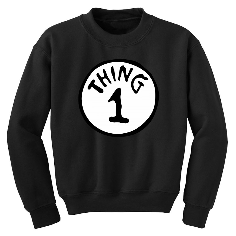 Cat Hat Thing 1 Youth Sweatshirt by Banapeth | Artistshot