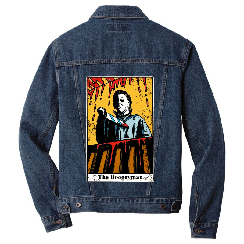 Painting Michael Boogeyman Art Men Denim Jacket by Artist-Deborah | Artistshot