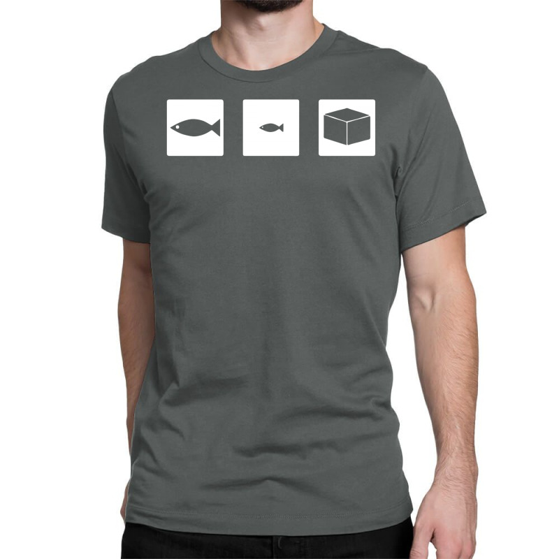 Big Fish, Little Fish, Cardboard Box Classic T-shirt by tonyhaddearts | Artistshot