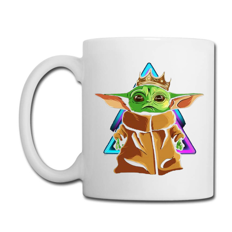 Custom Baby Yoda King Night Coffee Mug By Cm-arts - Artistshot