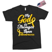 Endo Warrior My God Is Stronger Than Endometriosis Awareness T Shirt Exclusive T-shirt | Artistshot