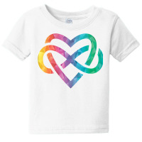 Low Poly Polyamory Rainbow Infinite Heart Lgbtqia Pride Tank Top Baby Tee | Artistshot