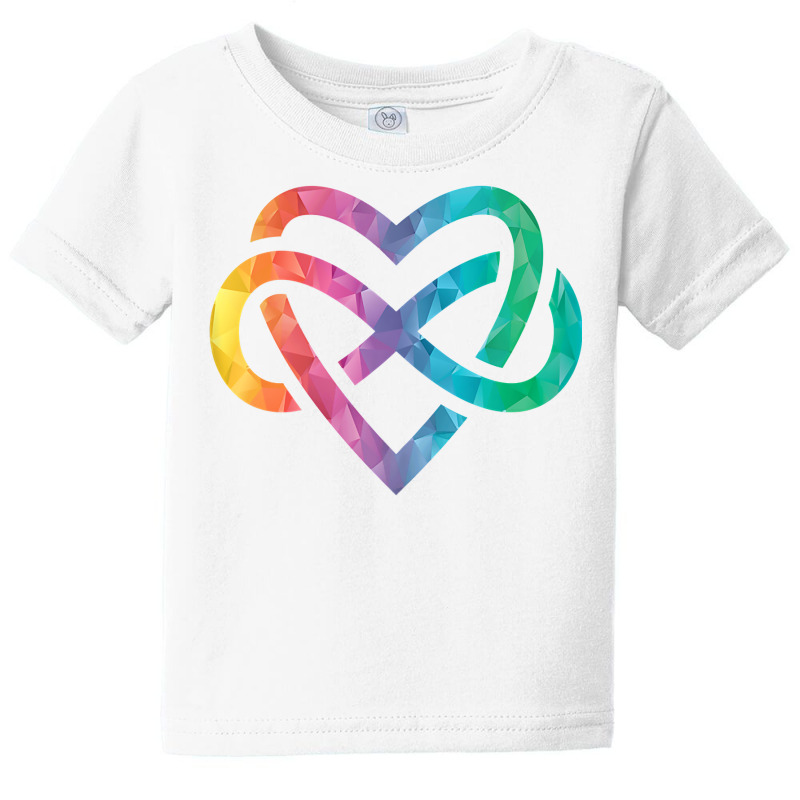 Low Poly Polyamory Rainbow Infinite Heart Lgbtqia Pride Tank Top Baby Tee by husserllpr | Artistshot