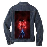 Neon Spider Ladies Denim Jacket | Artistshot