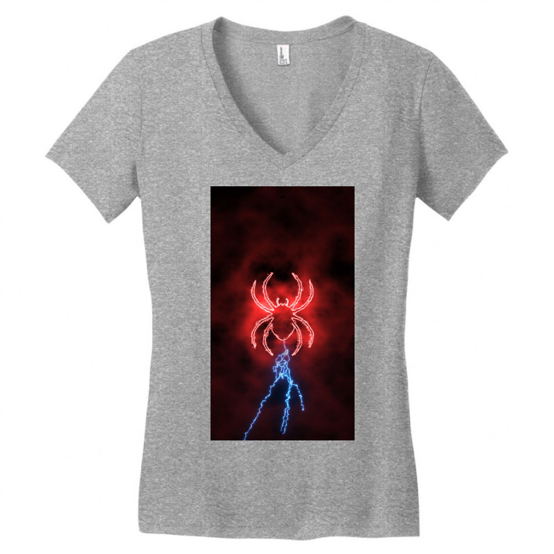 Neon Spider Women's V-neck T-shirt | Artistshot