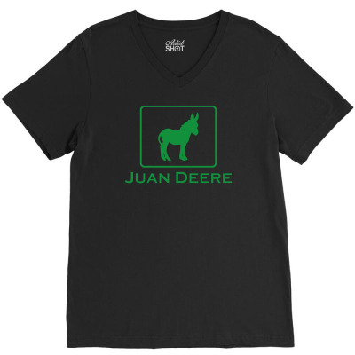 Juan Deere V-neck Tee Designed By Narayatees