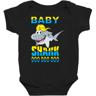 Baby Shark Doo Doo Doo Baby Bodysuit Designed By Badaudesign