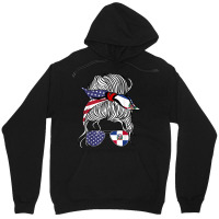 American Dominican Republic Patriot Flag Women Girl Grown T Shirt Unisex Hoodie | Artistshot