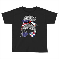 American Dominican Republic Patriot Flag Women Girl Grown T Shirt Toddler T-shirt | Artistshot