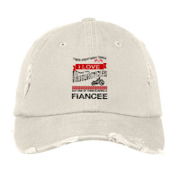 This Fiance Loves Motorcycles Vintage Cap | Artistshot