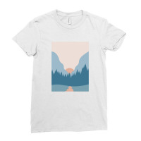 Blue Forest Ladies Fitted T-shirt | Artistshot