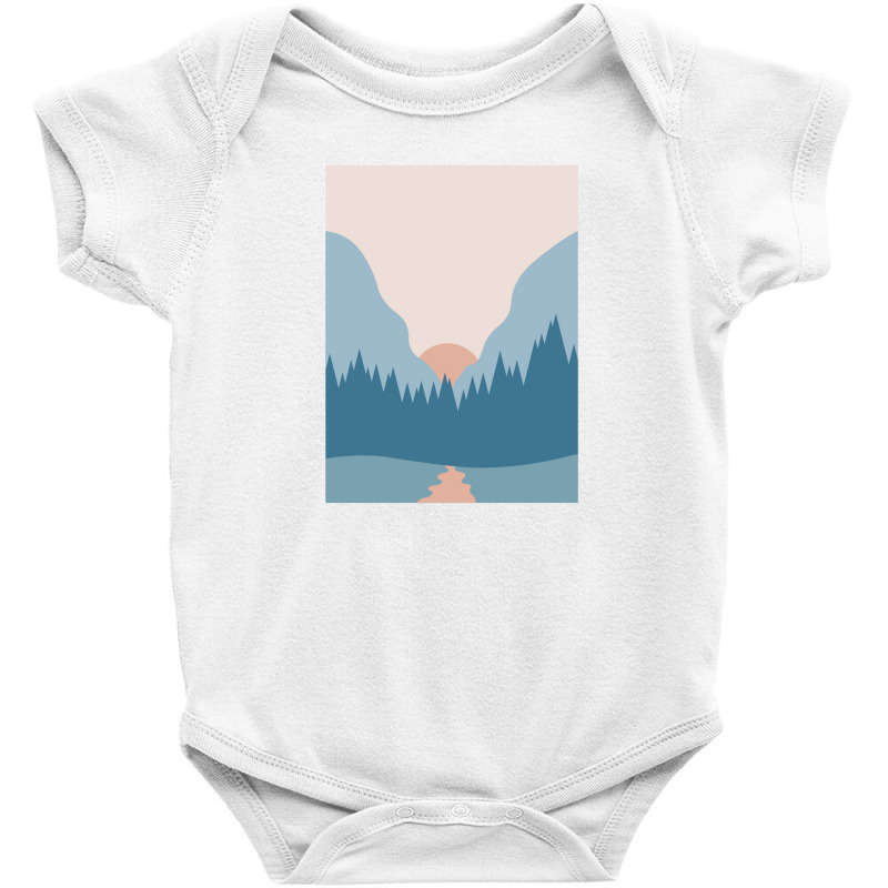 Blue Forest Baby Bodysuit by Jonz | Artistshot