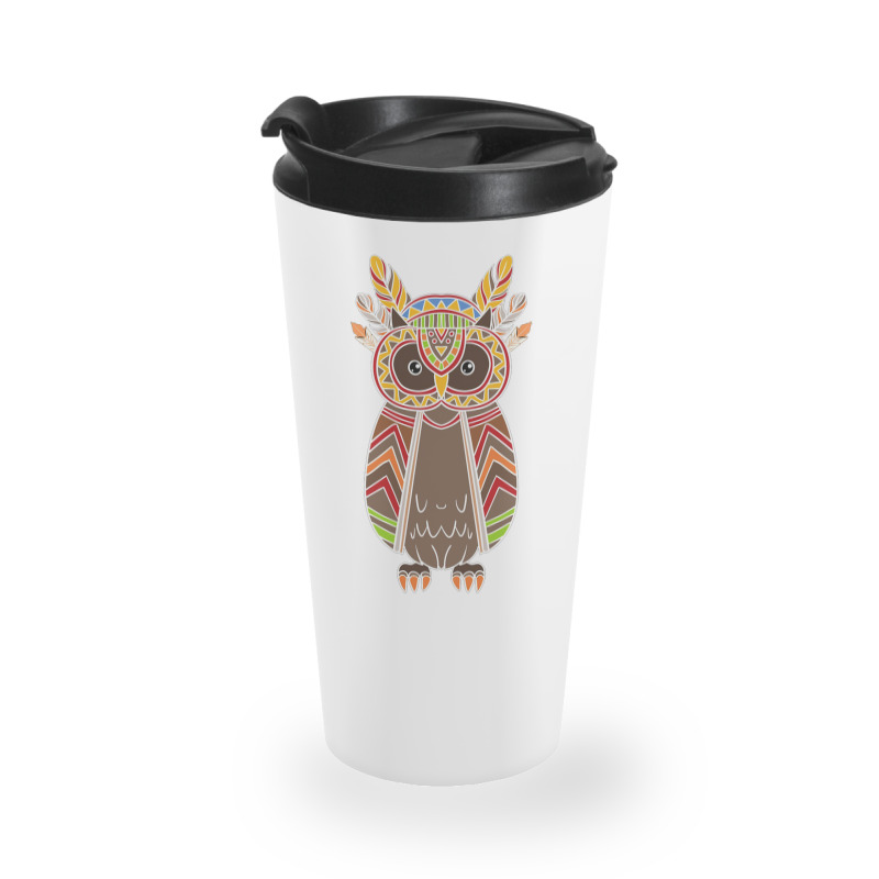 Native Owl Travel Mug | Artistshot