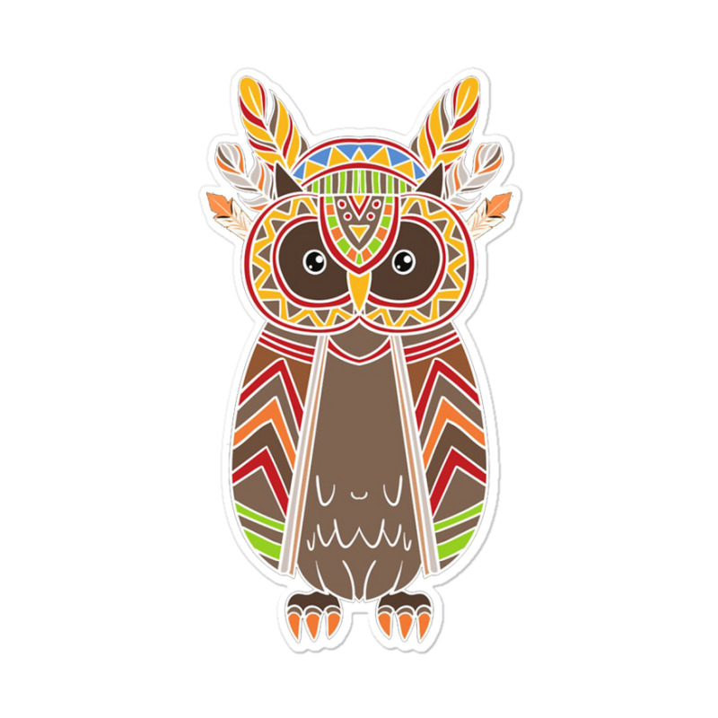 Native Owl Sticker | Artistshot