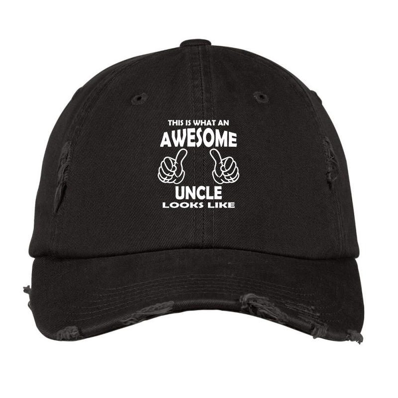 Awesome Uncle Looks Like Vintage Cap | Artistshot