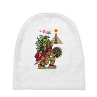 Ancient Aztec Warrior Dln8 Aliens At Tenochtitlan T Shirt Baby Beanies | Artistshot