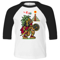 Ancient Aztec Warrior Dln8 Aliens At Tenochtitlan T Shirt Toddler 3/4 Sleeve Tee | Artistshot