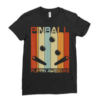 Pinball Funny Retro Vintage Arcade Game Machine Lover Gift T Shirt Ladies Fitted T-shirt | Artistshot