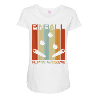 Pinball Funny Retro Vintage Arcade Game Machine Lover Gift T Shirt Maternity Scoop Neck T-shirt | Artistshot