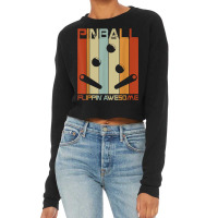 Pinball Funny Retro Vintage Arcade Game Machine Lover Gift T Shirt Cropped Sweater | Artistshot