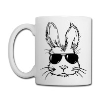 Bunny Face With Sunglasses Easter Day For Boys Men Kids Coffee Mug | Artistshot