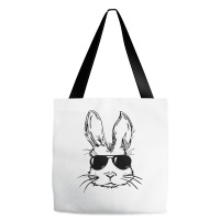 Bunny Face With Sunglasses Easter Day For Boys Men Kids Tote Bags | Artistshot