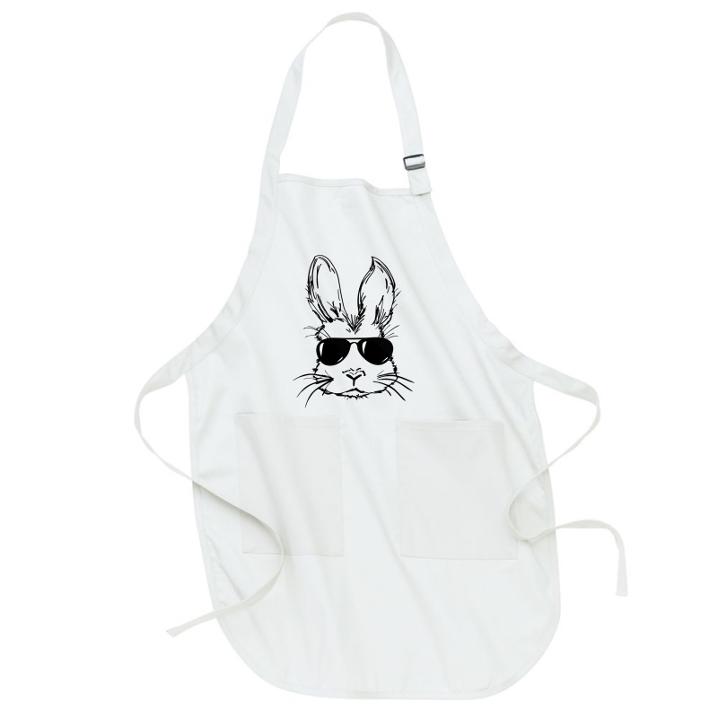 Bunny Face With Sunglasses Easter Day For Boys Men Kids Full-Length Apron by bakien89 | Artistshot