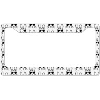 Bunny Face With Sunglasses Easter Day For Boys Men Kids License Plate Frame | Artistshot