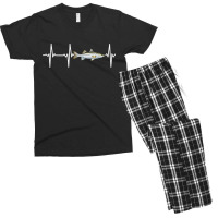 Snook Heartbeat For Saltwater Fish Fishing Lovers T Shirt Men's T-shirt Pajama Set | Artistshot