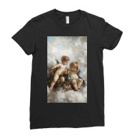 Cherub Renaissance Art Aesthetic Ladies Fitted T-shirt | Artistshot