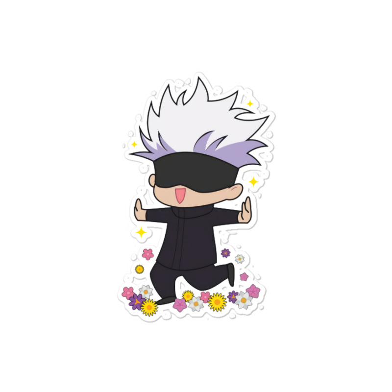 custom jujutsu kaisen gojo chibi sticker by headjoseph artistshot