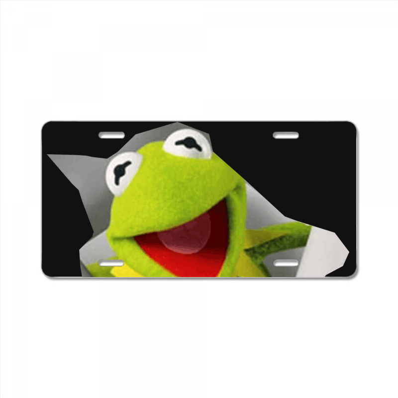 kermit the frog license plate frame