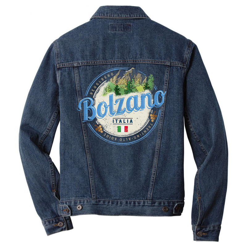 Bolzano Trentino South Tyrol Italy Vintage Souvenir T Shirt Men Denim Jacket | Artistshot