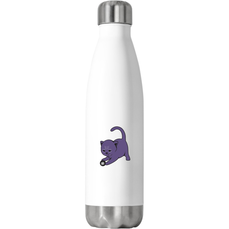 kitten water bottle