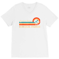 Biomedical Engineer Funny Birthday Tee Retro Vintage Men Dad T Shirt V-neck Tee | Artistshot