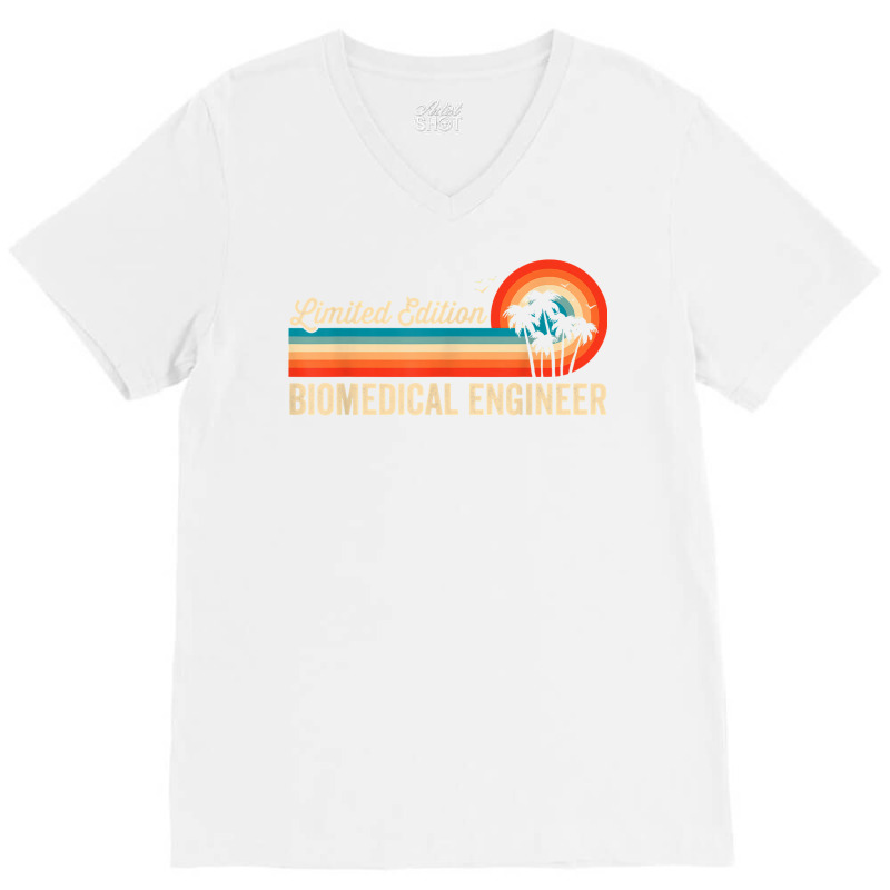 Biomedical Engineer Funny Birthday Tee Retro Vintage Men Dad T Shirt V-Neck Tee by peersodshamiw8 | Artistshot