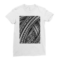 Polynesian Tribal Tongan Samoan Islander Design T Shirt Ladies Fitted T-shirt | Artistshot