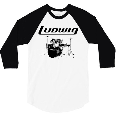 Ludwig Drum 3/4 Sleeve Shirt Designed By Thecindeta