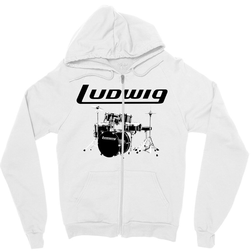 Ludwig Drum Zipper Hoodie | Artistshot