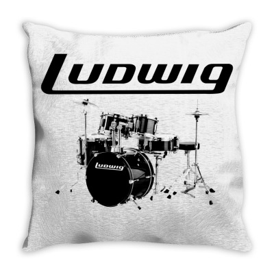 Ludwig Drum Throw Pillow Designed By Thecindeta