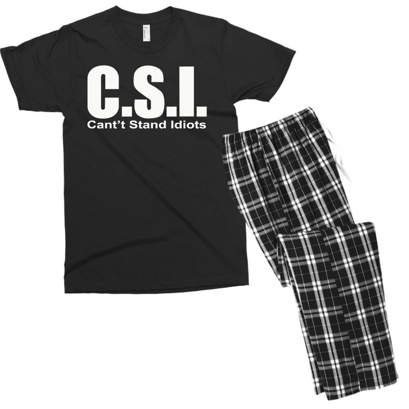 Csi Cant Stand Men's T-shirt Pajama Set by TheCindeta | Artistshot