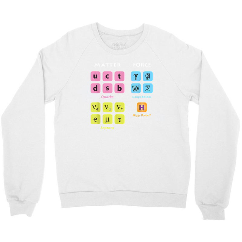 Elementary Particles Standard Model Higgs Boson Lhc Physics T Shirt Crewneck Sweatshirt by rillanerby | Artistshot